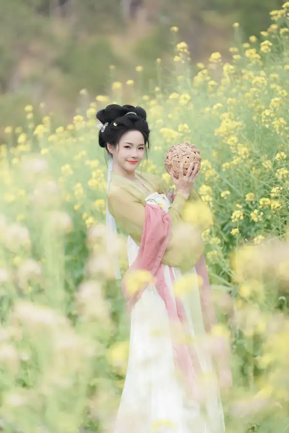 4k古装壁纸 - 古风 - 少女 - 微笑「哲风壁纸」