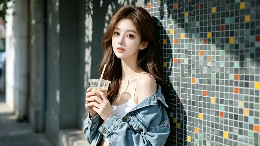 4k休闲壁纸 - 吊带 - 图片 - 女生「哲风壁纸」