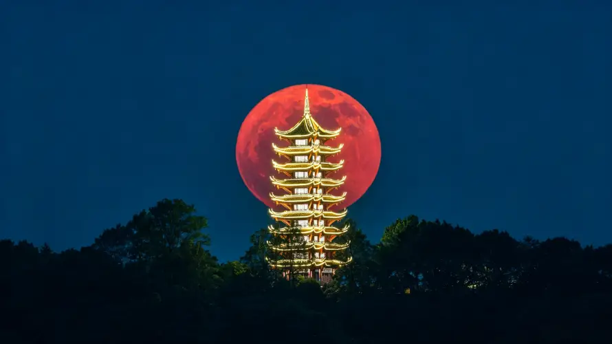4k中式壁纸 - 古塔 - 国风 - 图片「哲风壁纸」