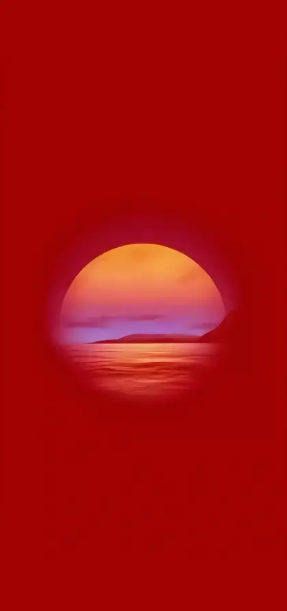 4k天空壁纸 - 太阳 - 日落 - 橙色「哲风壁纸」