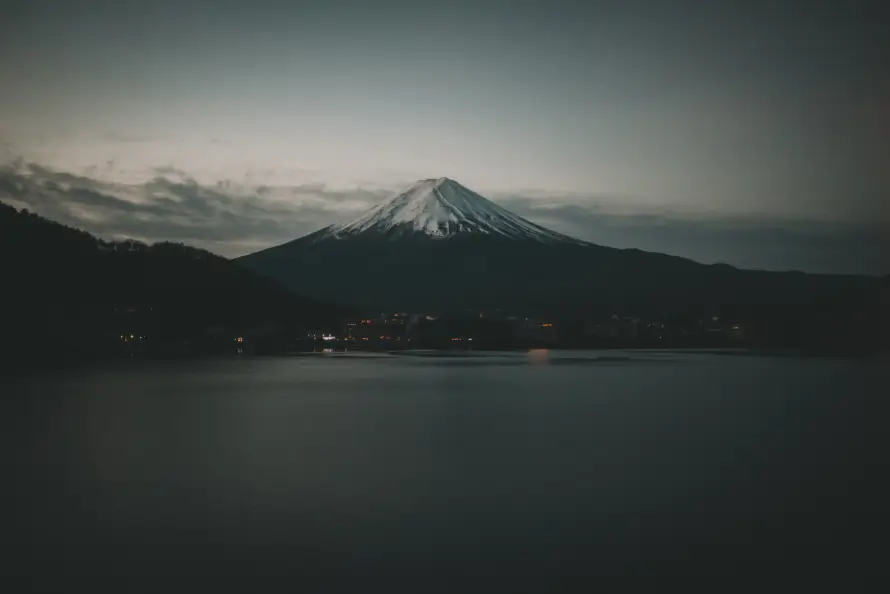 6k山峦壁纸-富士山壁纸和山脉-山水晚霞壁纸分享「哲风壁纸」