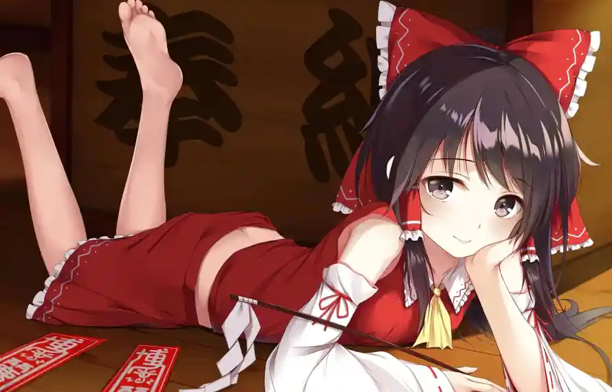 4k动漫壁纸 - 少女 - 巫女 - 日系「哲风壁纸」