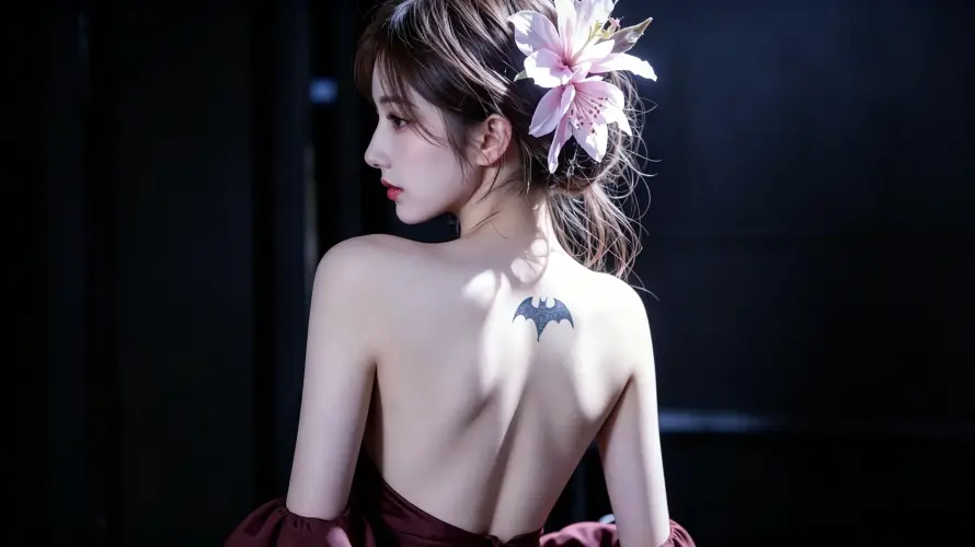 3k侧脸壁纸-氛围感与光影-粉色花朵壁纸分享「哲风壁纸」