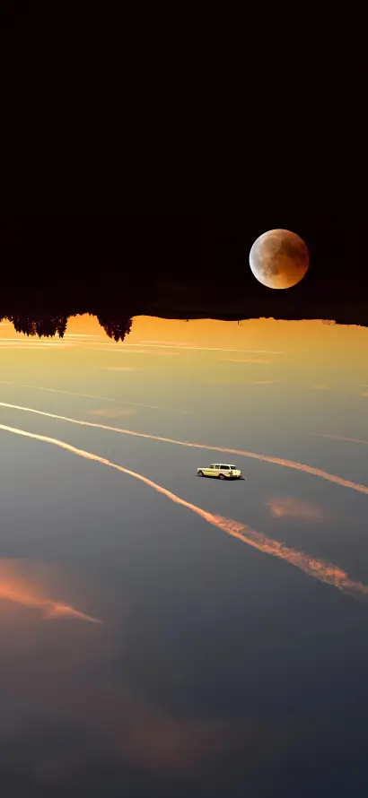 4k公路壁纸 - 夜景 - 天空 - 天际「哲风壁纸」