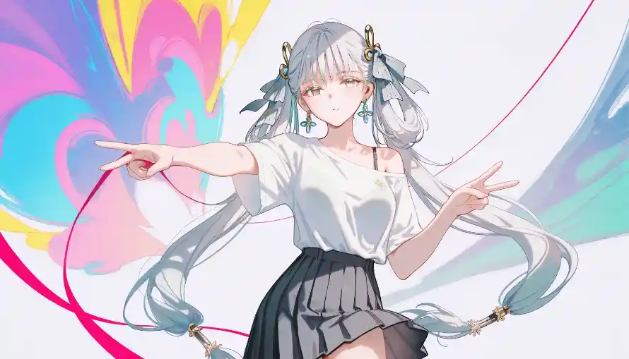4k今汐壁纸 - 少女 - 银发 - 鸣潮「哲风壁纸」