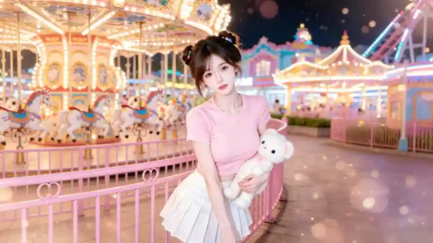 4k夜景壁纸 - 好看 - 少女 - 灯光「哲风壁纸」 4k夜景壁纸 - 好看 - 少女 - 灯光「哲风壁纸」
