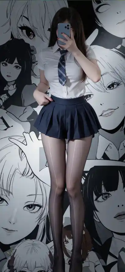 4kjk壁纸 - 穿搭 - 美女 - 长腿「哲风壁纸」