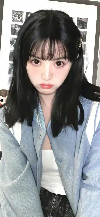 4k发夹壁纸 - 嘟嘴 - 室内 - 明星「哲风壁纸」