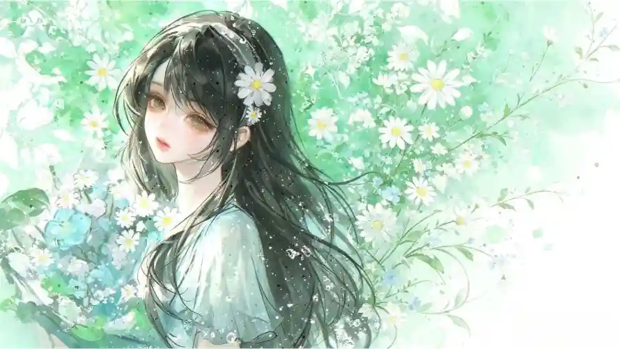 4k少女壁纸 - 插画 - 花朵 - 萝莉「哲风壁纸」 4k少女壁纸 - 插画 - 花朵 - 萝莉「哲风壁纸」