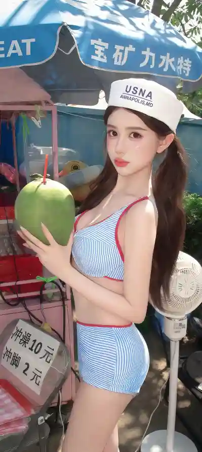 4k夏日壁纸 - 市集 - 户外 - 椰子「哲风壁纸」