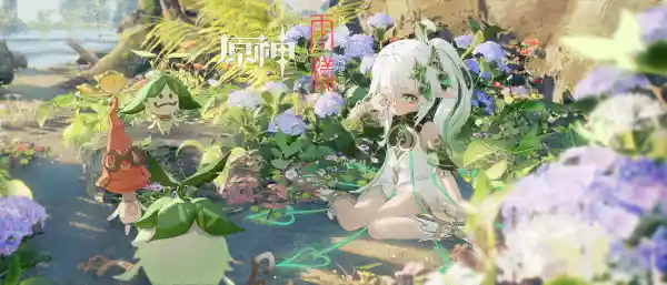 4k树叶壁纸-尖耳朵壁纸和植物-动漫女孩热门的壁纸「哲风壁纸」