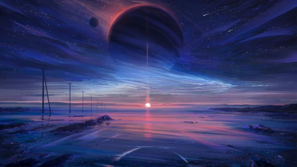 4k埃南壁纸 - 夜晚 - 天空 - 太阳「哲风壁纸」 4k埃南壁纸 - 夜晚 - 天空 - 太阳「哲风壁纸」