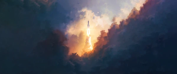 3k太空火箭壁纸-数字艺术 - 阿丽亚娜 5-免费下载「哲风壁纸」