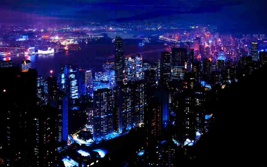 4k城市壁纸-中国香港壁纸和夜晚-城市景观壁纸分享「哲风壁纸」