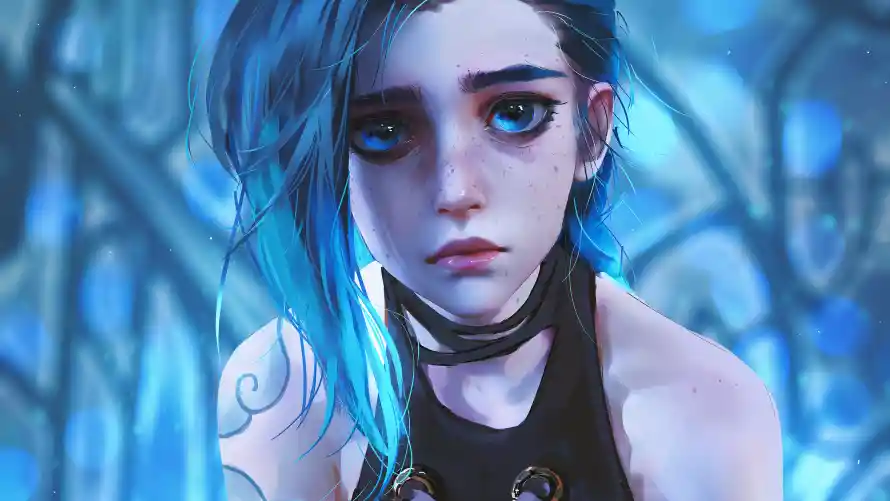 4k金克丝壁纸 - 暴走萝莉 - 英雄联盟 - wallpaper「哲风壁纸」