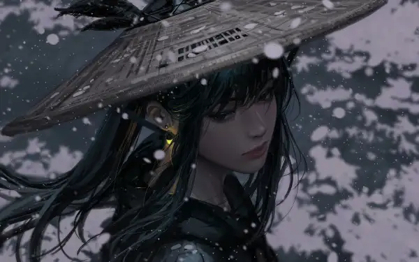 4k帽子壁纸 - 雪 - 风 - 绘画「哲风壁纸」 4k帽子壁纸 - 雪 - 风 - 绘画「哲风壁纸」
