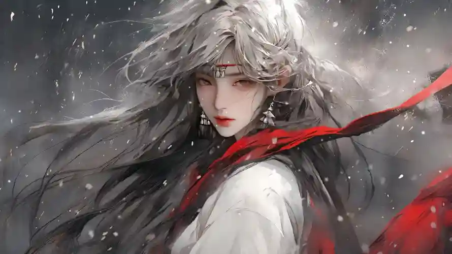 4k回眸壁纸 - 插画 - 电脑壁纸 - wallpaper「哲风壁纸」