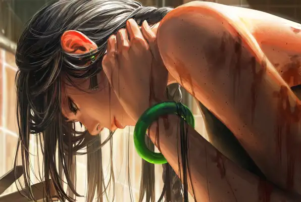 6k二维壁纸-古维兹和手镯-原创人物壁纸推荐「哲风壁纸」