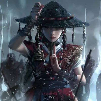 4k插图壁纸 - 黑发 - 艺术品 - 幻想女孩「哲风壁纸」 4k插图壁纸 - 黑发 - 艺术品 - 幻想女孩「哲风壁纸」