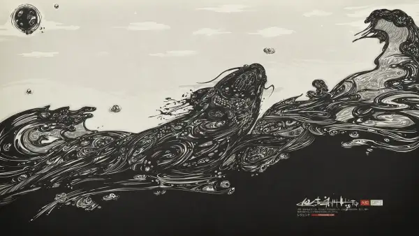 3k动物壁纸-噶尔巴和单色-带水印的热门的壁纸「哲风壁纸」