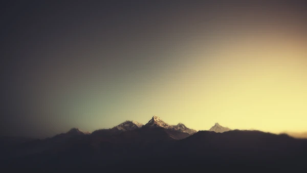 4k景观壁纸 - 山 - 模糊 - 绘画「哲风壁纸」