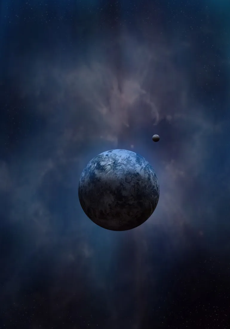 《宇宙》手机壁纸-月亮背景-这个星星眼球背景-月亮「哲风壁纸」
