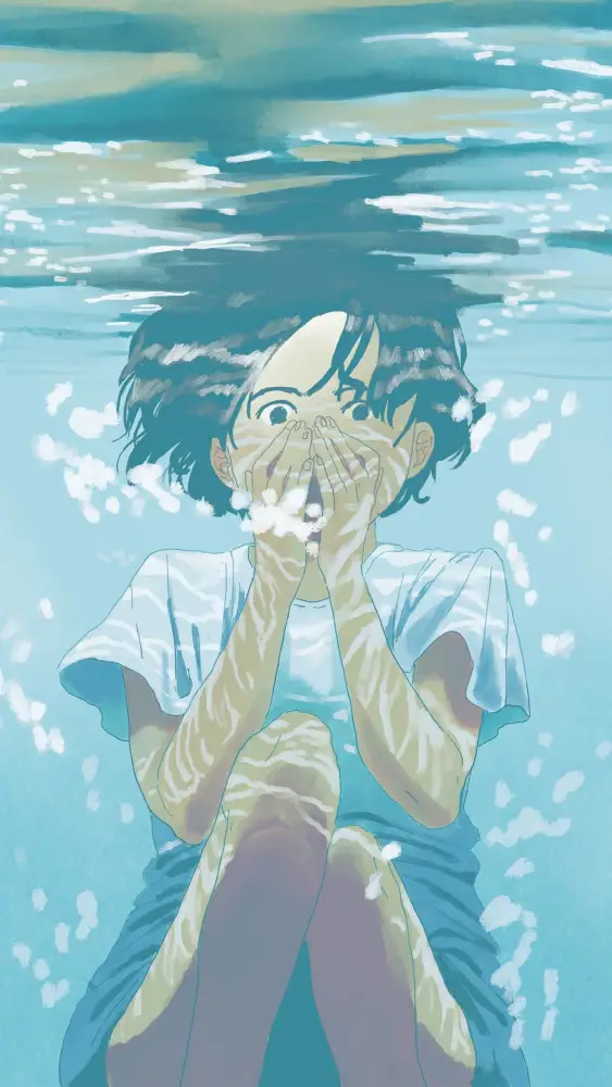 《少女》手机壁纸-海洋背景-精选壁纸「哲风壁纸」