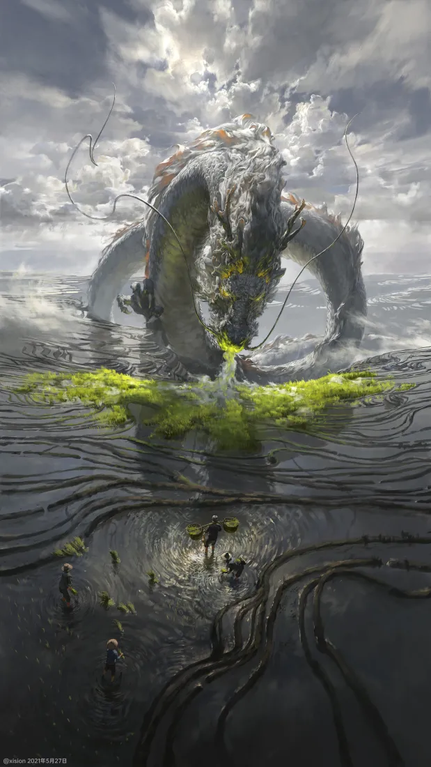 《东方玄幻》手机壁纸-龙背景-热门的壁纸「哲风壁纸」