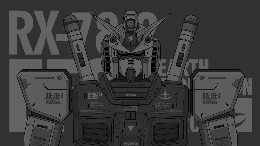 2k高达壁纸 - RX78二次元图片-免费下载「哲风壁纸」