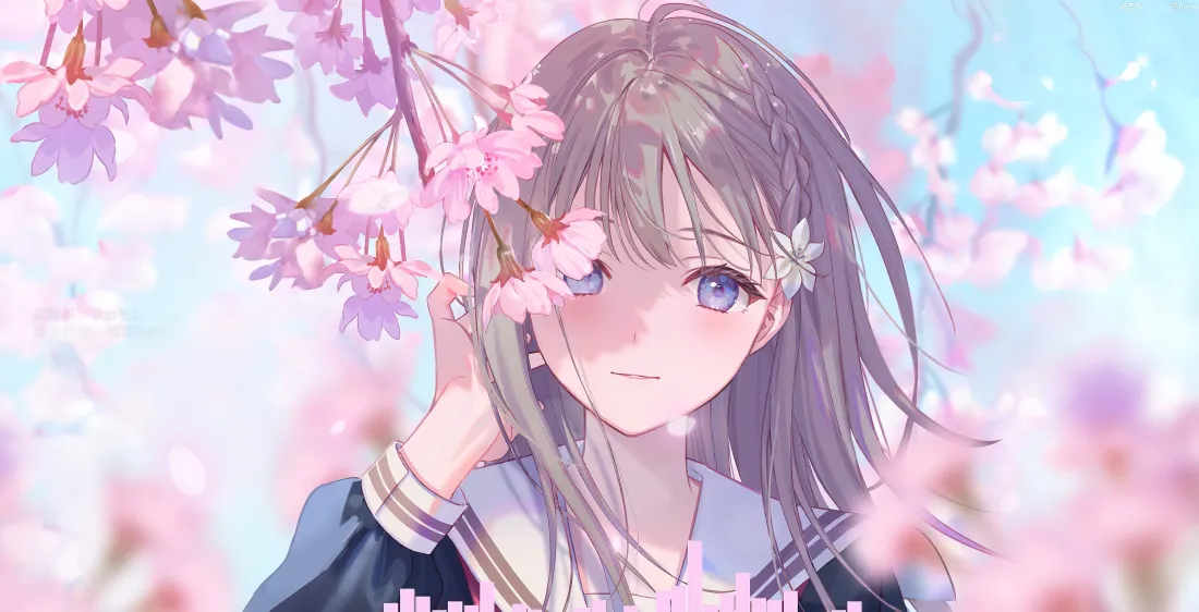 4k少女壁纸-樱花图片-《免费下载》「哲风壁纸」