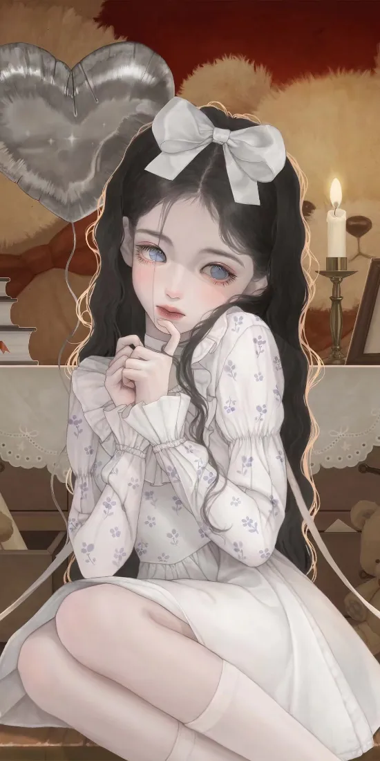 《少女》手机壁纸-二次元背景图片 - 美图合集「哲风壁纸」