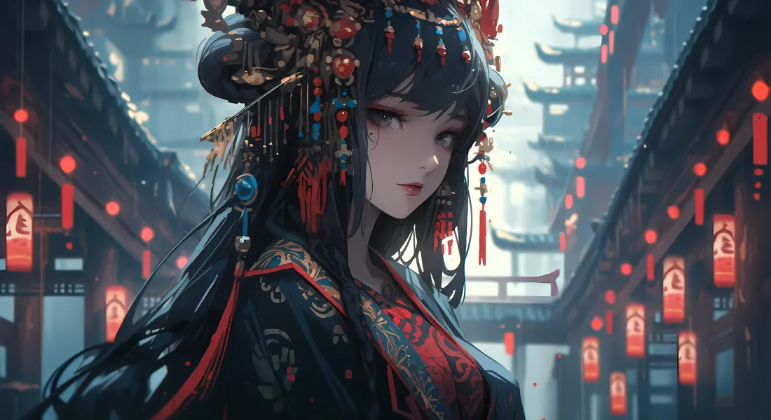 6k古风美女壁纸｜古装美女背景图片 - 古风美女「哲风壁纸」