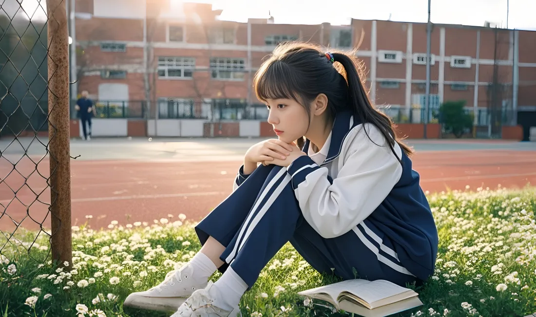 4k女生中学回忆背景图片 - 初恋情愫「哲风壁纸」