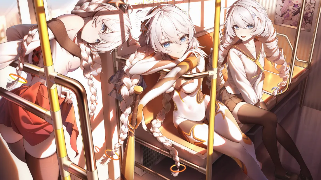 7k少女动漫壁纸｜地铁背景图片 - 精美画面「哲风壁纸」