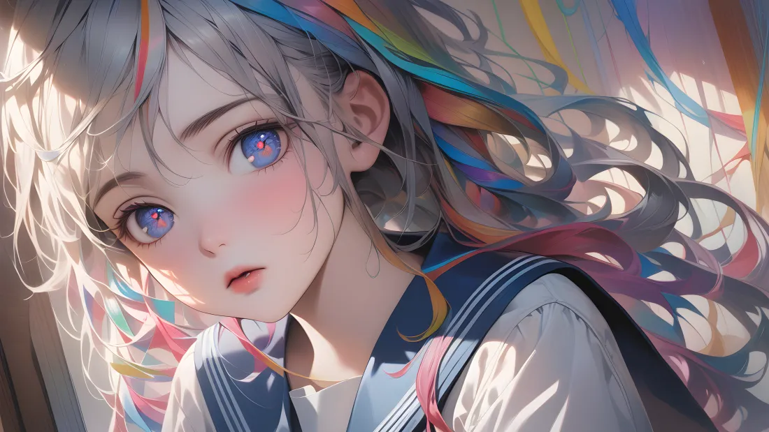 5kAI少女壁纸｜梦幻背景图片 - 灵动少女「哲风壁纸」