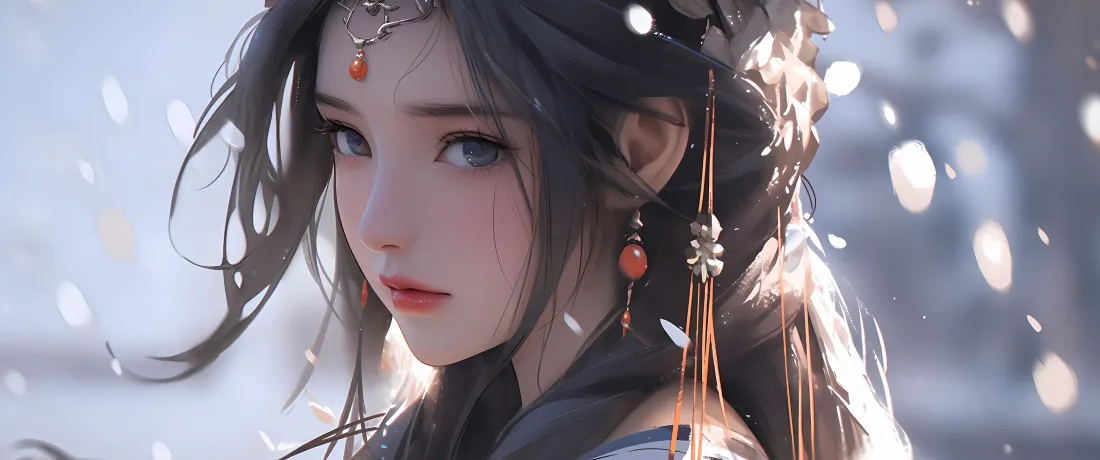 3k古风少女壁纸｜仙侠风背景图片 - 唯美佳人「哲风壁纸」