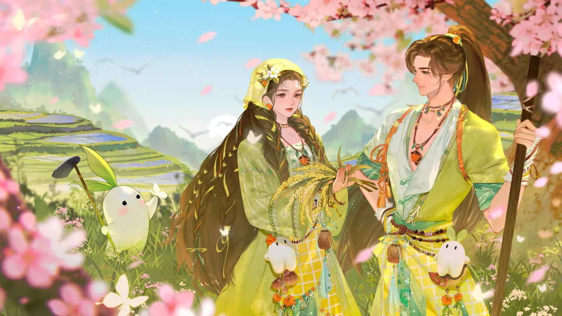 4k古装动漫壁纸｜古风人物背景图片 - 唯美邂逅「哲风壁纸」