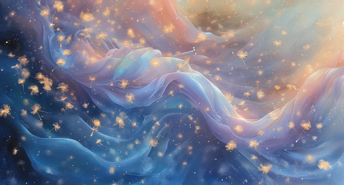 2k梦幻星空壁纸｜艺术背景图片 - 星河涌动「哲风壁纸」