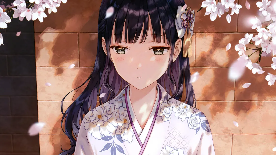 4k和服少女动漫背景图片 - 二次元风「哲风壁纸」