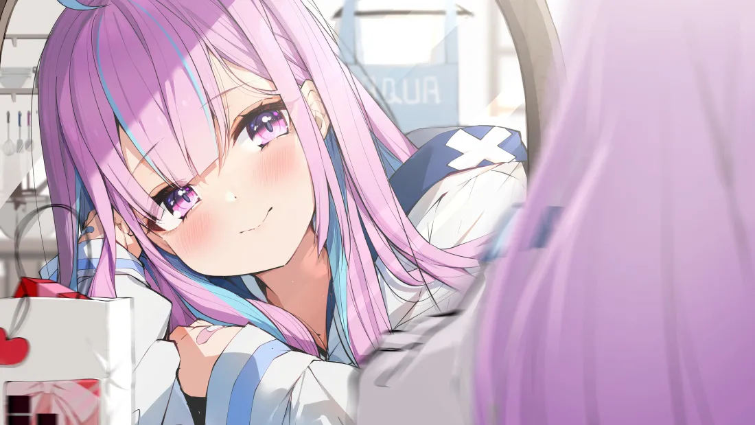 4k动漫少女壁纸｜二次元美少女背景图片 - 粉发少女「哲风壁纸」