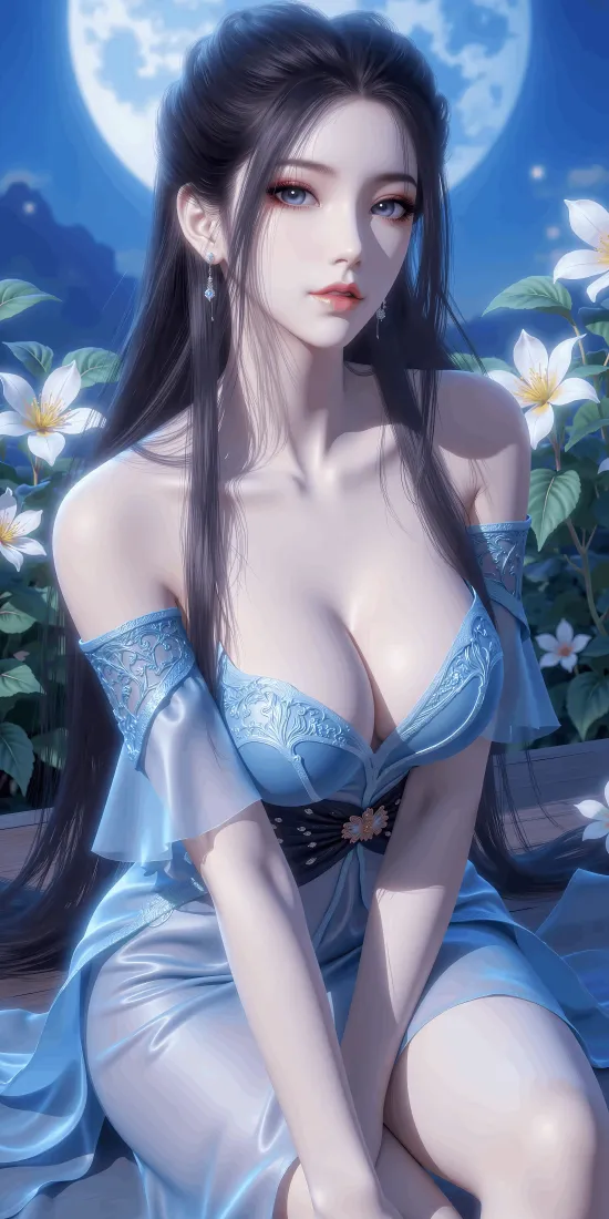 焰灵姬手机壁纸｜天行九歌背景图片 - 月夜美人「哲风壁纸」