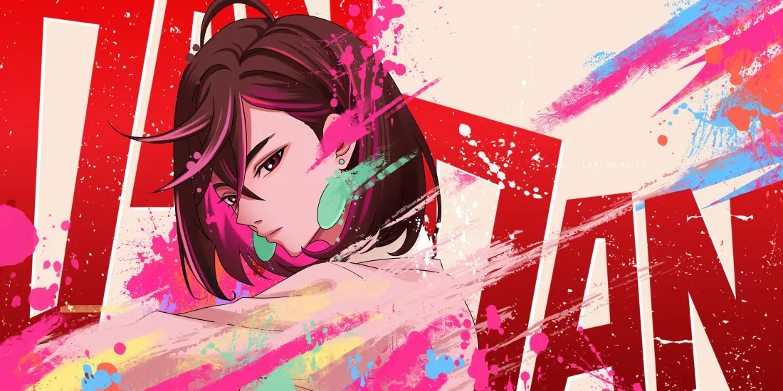 4k油墨女孩壁纸｜创意背景图片 - 个性「哲风壁纸」