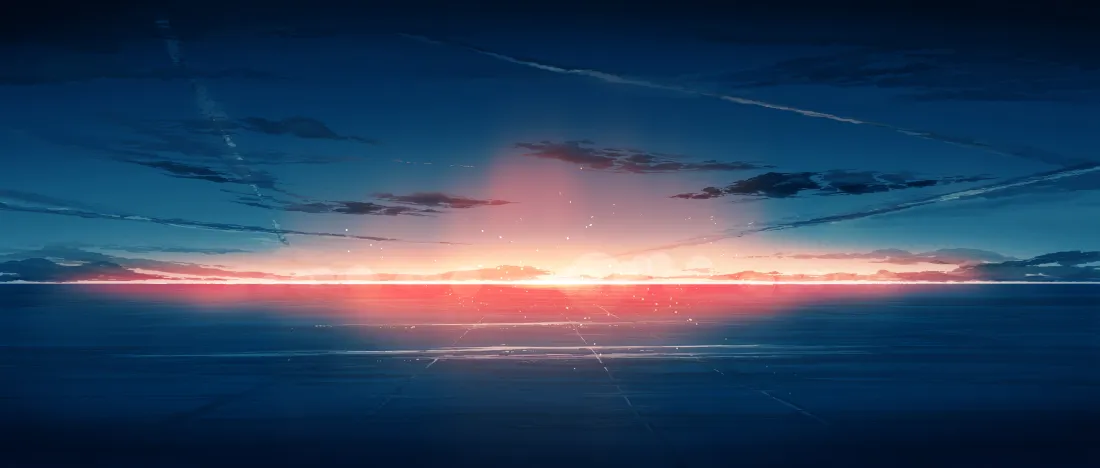 6k晚霞壁纸｜天空背景图片 - 橙红「哲风壁纸」