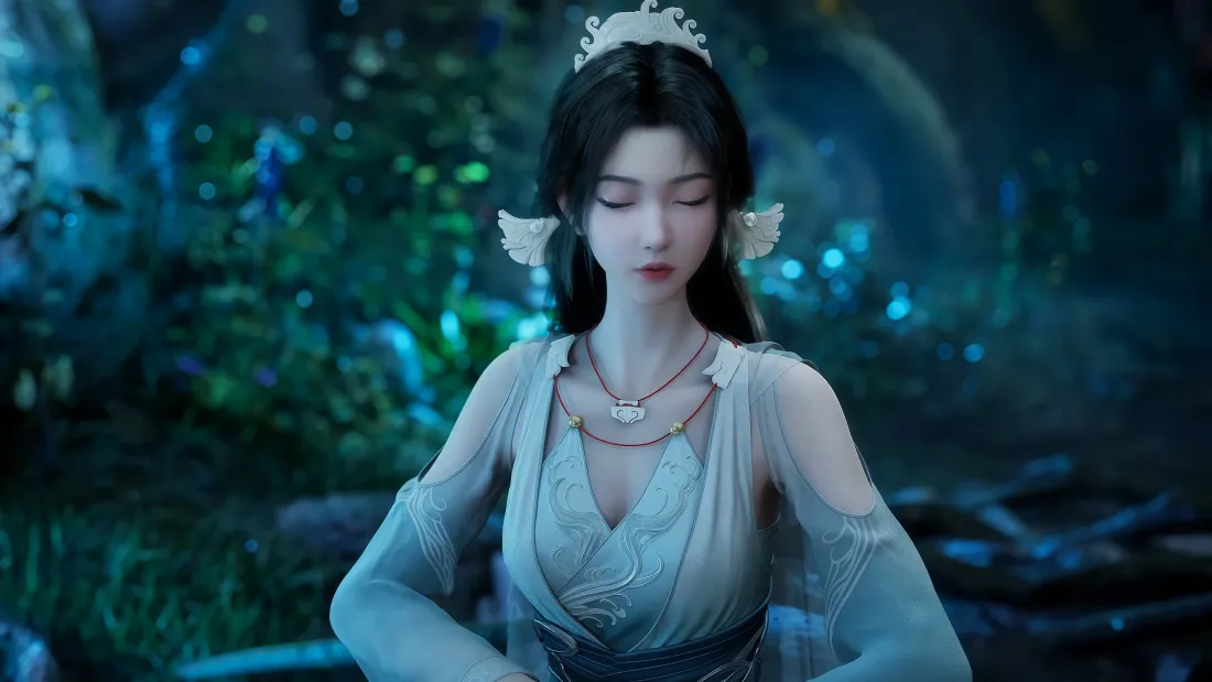 4k宋玉壁纸｜浅蓝色古风背景图片 - 凡人修仙传「哲风壁纸」