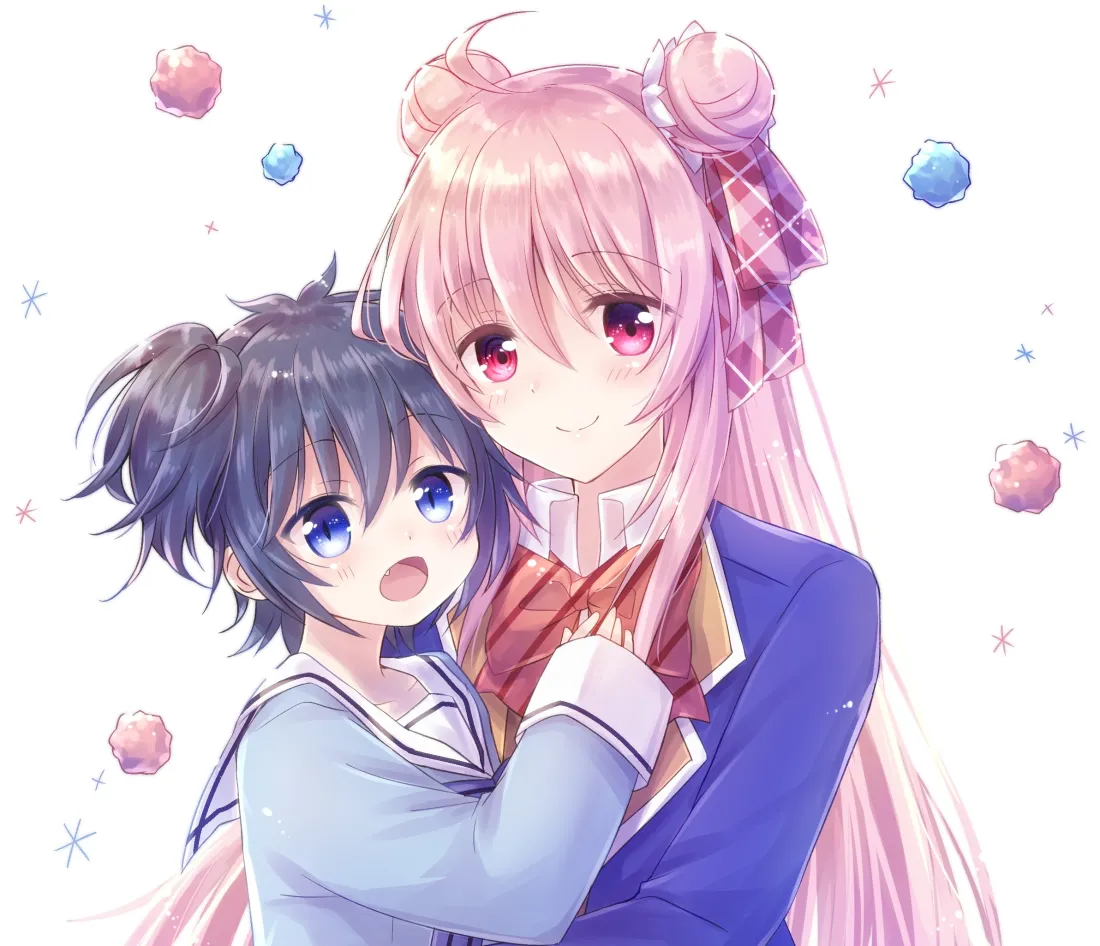 2k神户盐松阪砂糖壁纸｜粉系 - Happy Sugar Life「哲风壁纸」