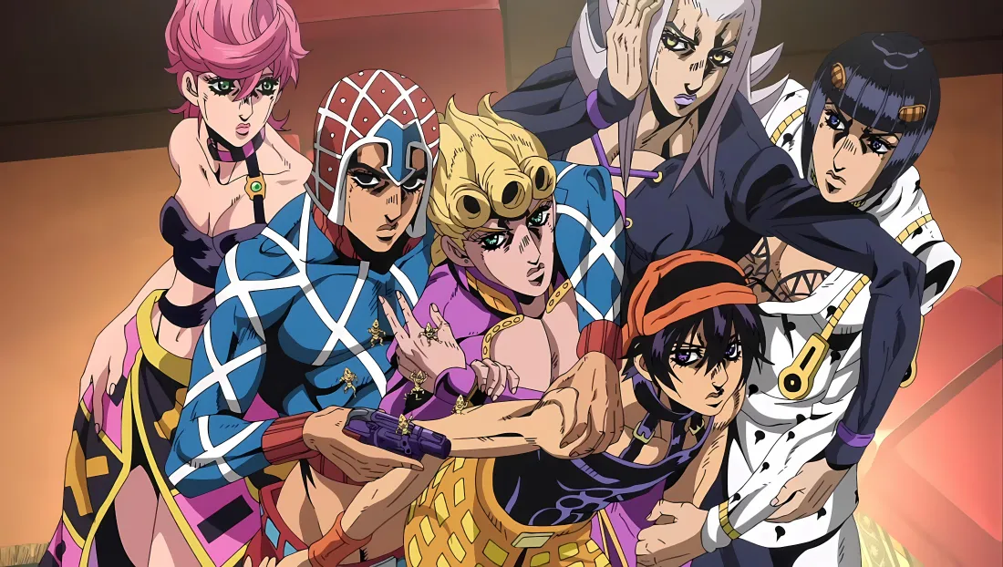 4kJOJO黄金之风角色壁纸｜动漫背景 - 二次元「哲风壁纸」
