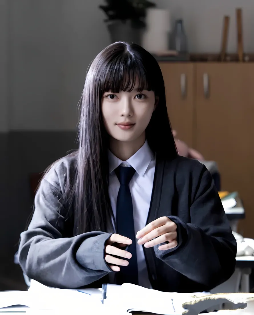 金裕贞手机壁纸｜教室背景图片 - 校服学生装「哲风壁纸」