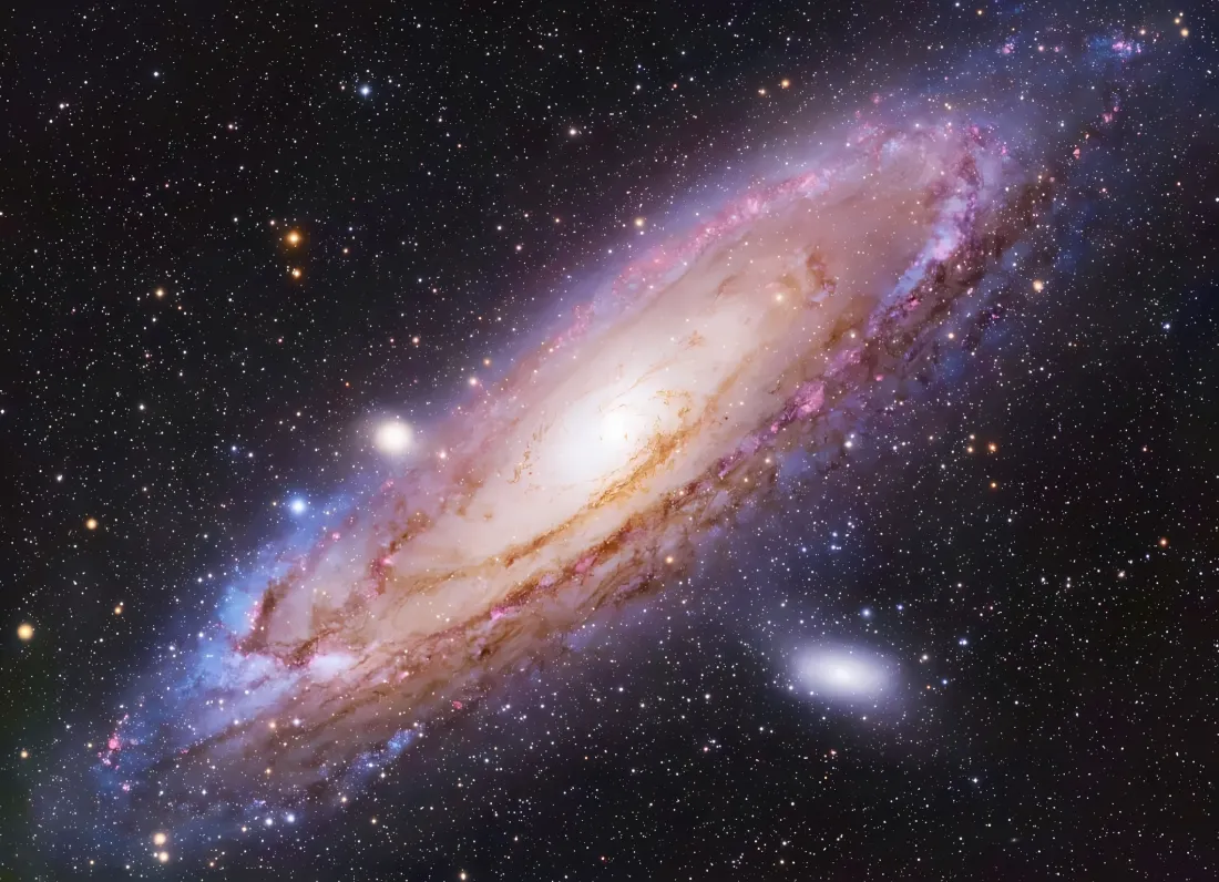2k螺旋星系壁纸｜宇宙星空背景图片 - 星云天体「哲风壁纸」