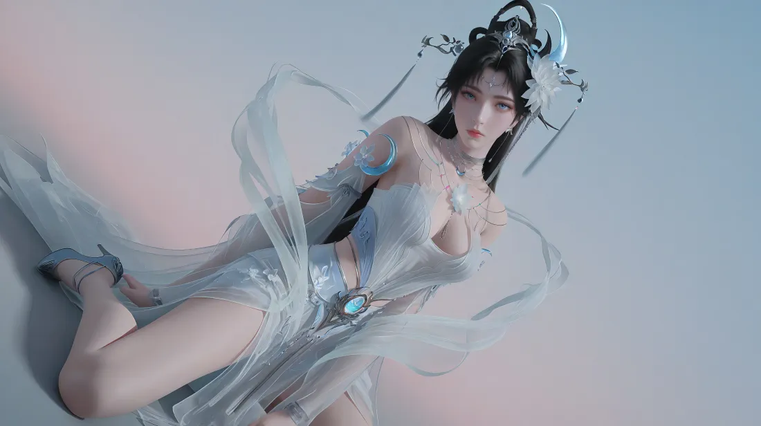 6k邀月壁纸｜完美世界背景图片 - 古风美女「哲风壁纸」