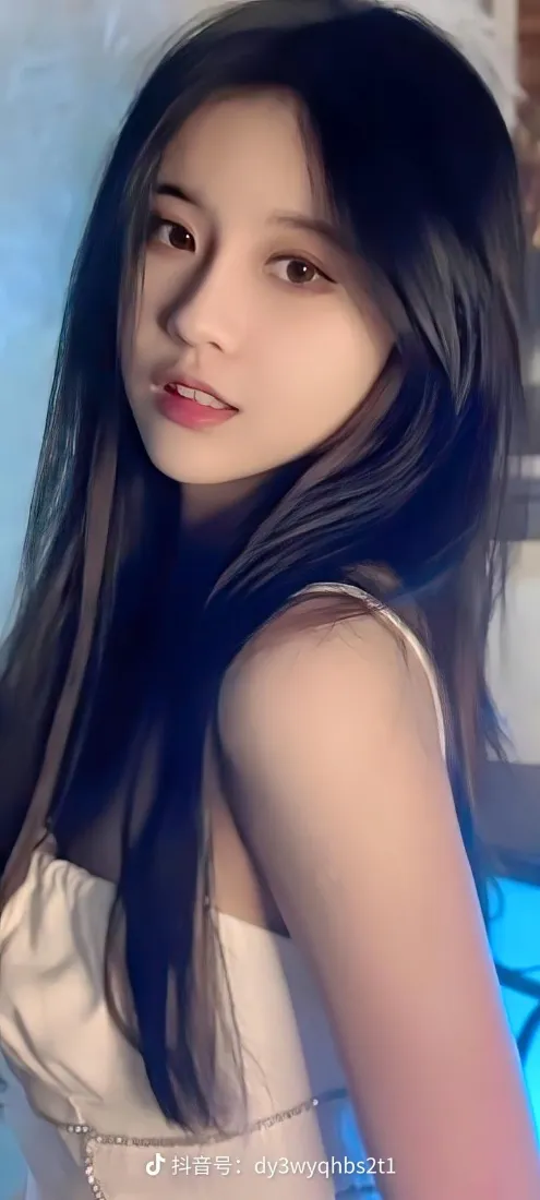 长发美女手机壁纸｜蓝调背景图片 - 魅力「哲风壁纸」